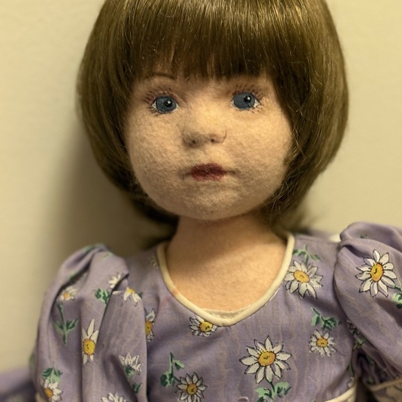 Marie Osmond 20" "Clarissa Heartfelt" FELT DOLL LE # 0390/2500 - Picture 3 of 12